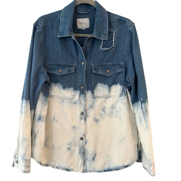 Rails Blue and White Button Down Shirt - Picture 3 of 8